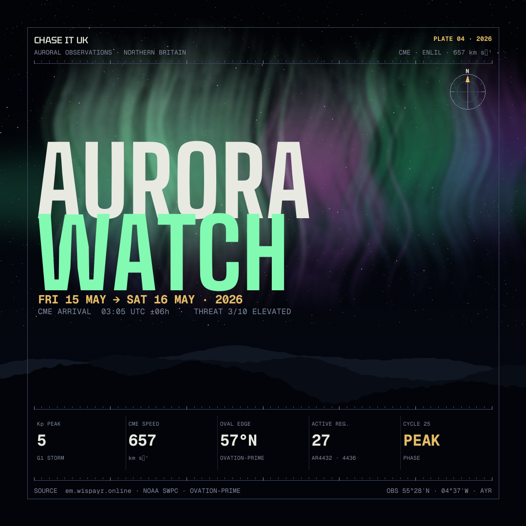 Aurora Watch 15-16 May 2026 — feed card